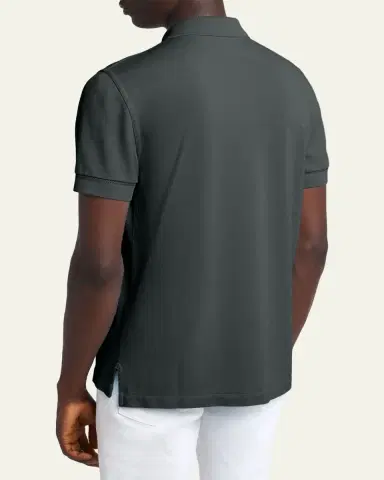 Tom Ford Men's Lyocell Pique Polo Shirt | Thumbnail 3 Tom Ford Men's Lyocell Pique Polo Shirt | Thumbnail 3
