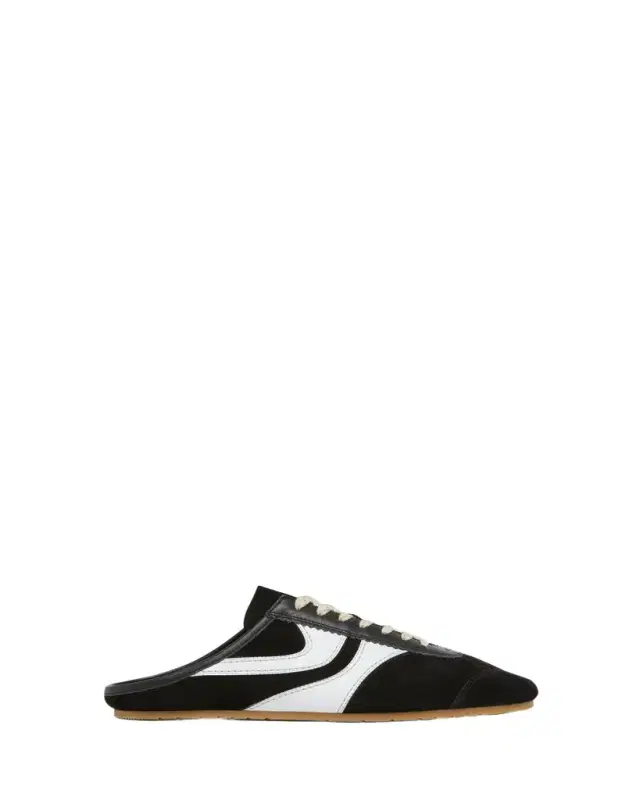 Dries Van Noten Men's Destin Mixed Leather Retro Sneakers