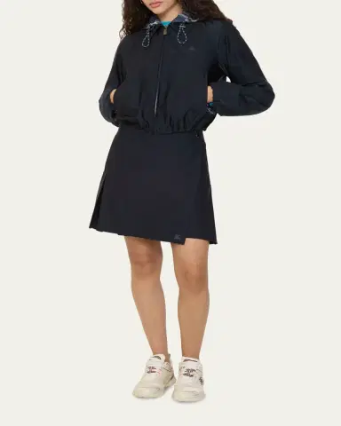 Burberry Nadina Pleated Mini Wrap Skirt | Thumbnail 2