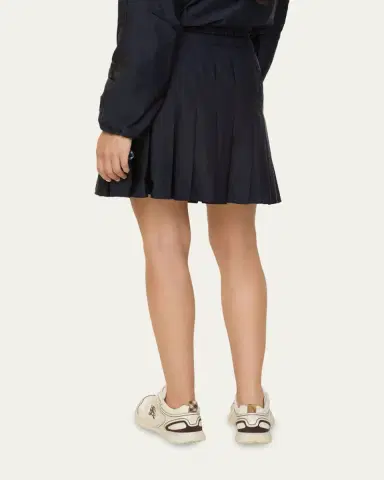 Burberry Nadina Pleated Mini Wrap Skirt | Thumbnail 3