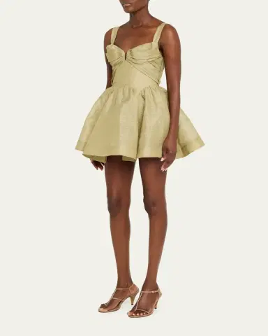 Zimmermann Rebellion Drape Mini Dress | Thumbnail 4