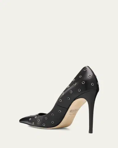 Alexander McQueen 105mm Studded Leather Pumps | Thumbnail 4