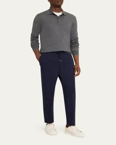 Brunello Cucinelli en's Casual Drawstring Pants | Thumbnail 2