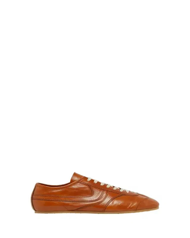 Dries Van Noten Men's Destin Mixed Leather Retro Sneakers