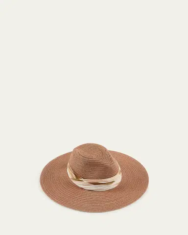 Eugenia Kim Emmanuelle Vented Hemp Packable Fedora Hat | Thumbnail 2
