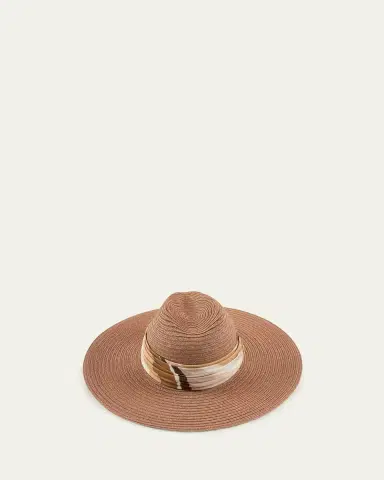 Eugenia Kim Emmanuelle Vented Hemp Packable Fedora Hat | Thumbnail 3