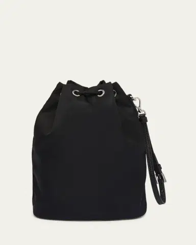 Prada Vela Re-Nylon Drawstring Pouch Bag | Thumbnail 2 Prada Vela Re-Nylon Drawstring Pouch Bag | Thumbnail 2