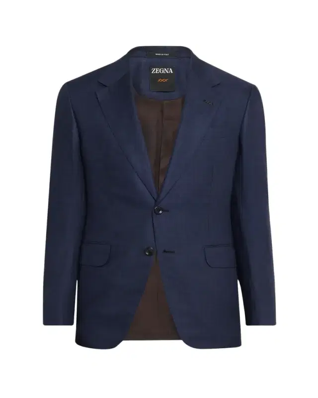 ZEGNA Men's XXX Couture Gingham Cashmere and Silk Sport Coat