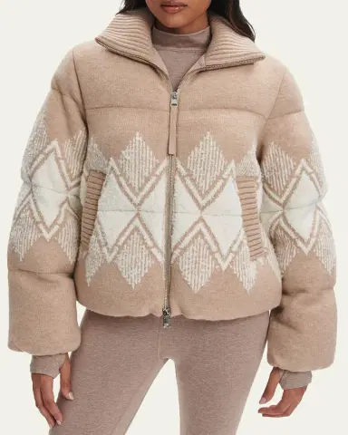 Varley Belinda Knit Puffer Jacket | Thumbnail 4 Varley Belinda Knit Puffer Jacket | Thumbnail 4
