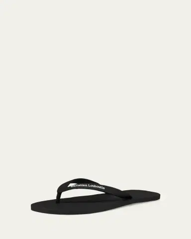 Christian Louboutin Men's The Logo Flip-Flops | Thumbnail 2 Christian Louboutin Men's The Logo Flip-Flops | Thumbnail 2