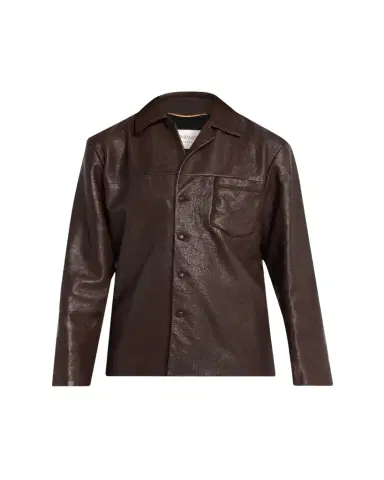 Saint Laurent Bubbled Lambskin Leather Jacket | Thumbnail 1 Saint Laurent Bubbled Lambskin Leather Jacket | Thumbnail 1