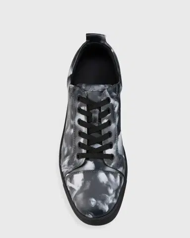 Christian Louboutin Men's Louis Jr Canopee Leather Low-Top Sneakers | Thumbnail 3