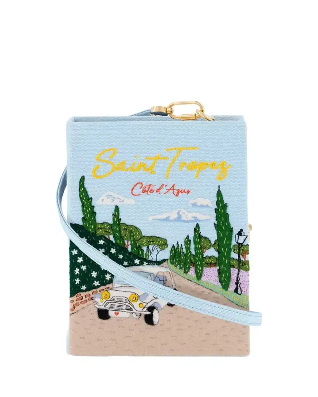 Saint Tropez Book Clutch Bag with Strap