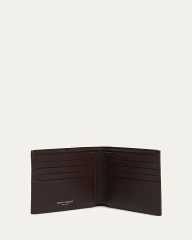 Saint Laurent Men's Tiny Cassandre Bi-Fold Wallet | Thumbnail 3 Saint Laurent Men's Tiny Cassandre Bi-Fold Wallet | Thumbnail 3