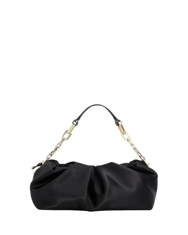 Christian Louboutin Eva Ruched Neoprene Shoulder Bag