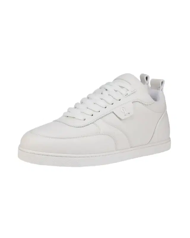 Christian Louboutin Men 's Sk Vi Flat Calf Leather Low-Top Sneakers