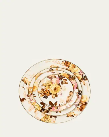 MacKenzie-Childs Wild Rose White Dinner Plate | Thumbnail 2
