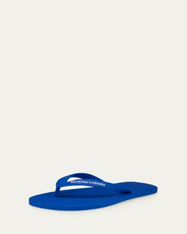 Christian Louboutin Men's The Logo Flip-Flops | Thumbnail 2 Christian Louboutin Men's The Logo Flip-Flops | Thumbnail 2