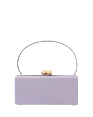 Carolina Herrera Mimi Kiss-Lock Leather Top-Handle Bag | Thumbnail 1
