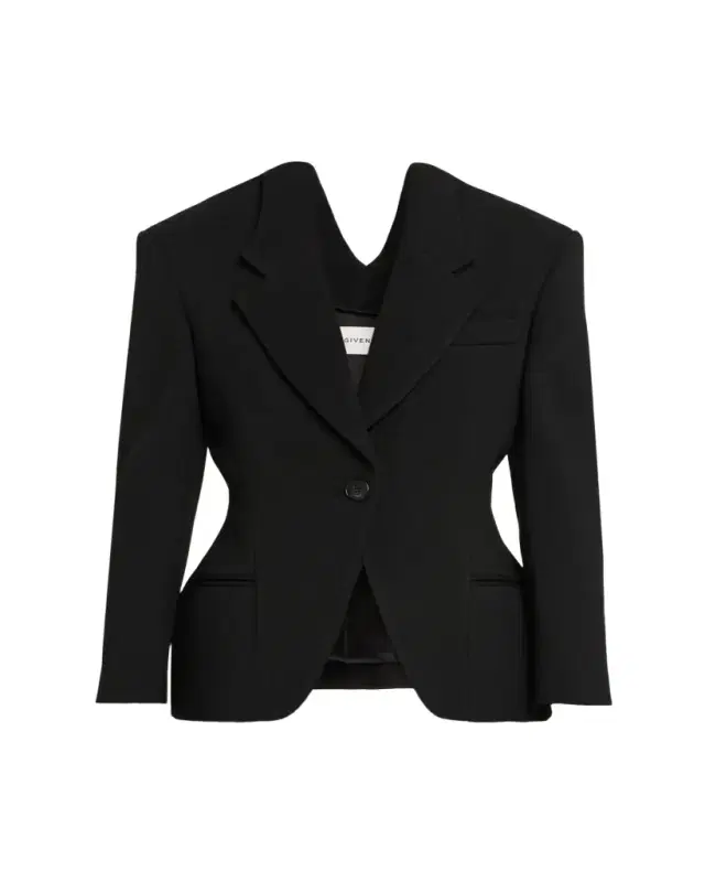 Givenchy Single-Breasted Slashed Jacket