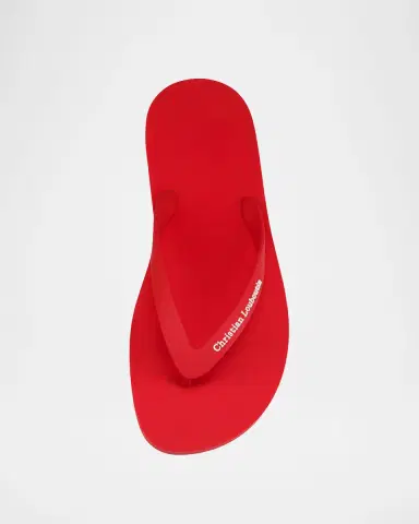 Christian Louboutin Men's The Logo Flip-Flops | Thumbnail 3 Christian Louboutin Men's The Logo Flip-Flops | Thumbnail 3