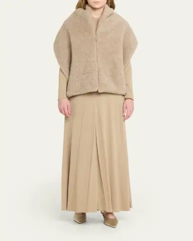 Max Mara Alpaca and Cashmere Teddy Stole | Thumbnail 2 Max Mara Alpaca and Cashmere Teddy Stole | Thumbnail 2