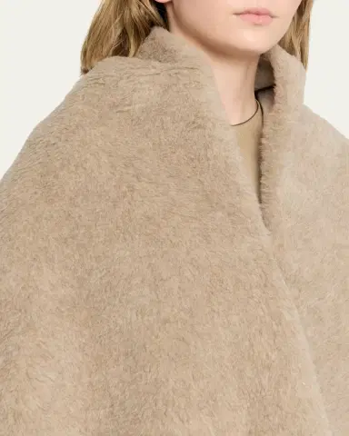 Max Mara Alpaca and Cashmere Teddy Stole | Thumbnail 5 Max Mara Alpaca and Cashmere Teddy Stole | Thumbnail 5