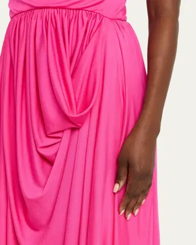 Givenchy Draped Jersey Halter Gown | Thumbnail 5