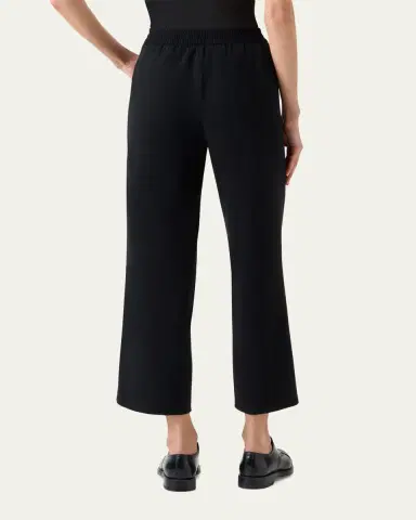 Akris punto Marlon Cropped Pants in Signature Laser-Cut Crepe | Thumbnail 2 Akris punto Marlon Cropped Pants in Signature Laser-Cut Crepe | Thumbnail 2