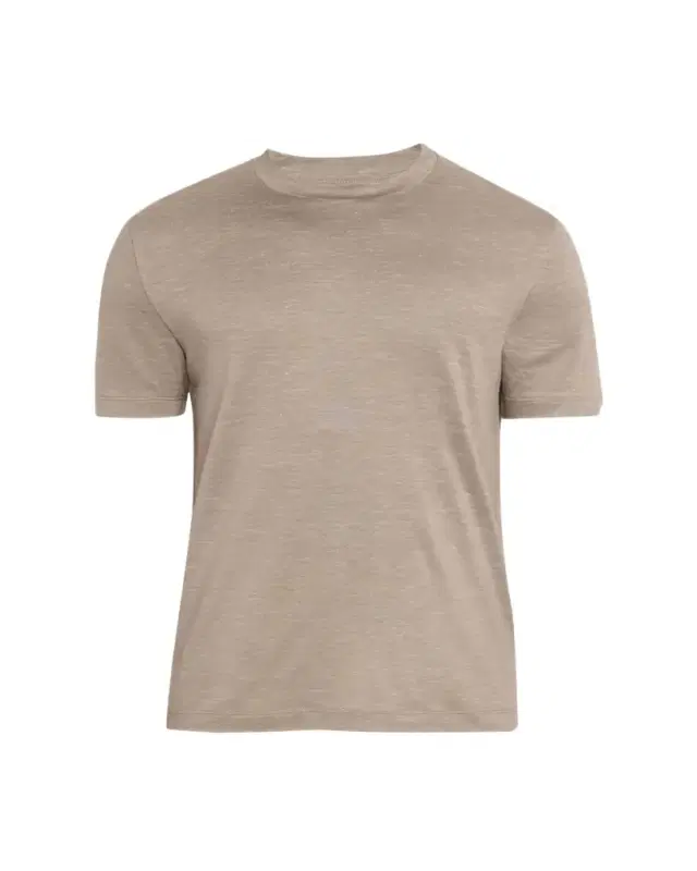 Men's Heathered Cotton Crewneck T-Shirt