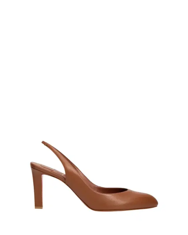 Christian Louboutin 85mm Fannylove Leather Slingback Pumps