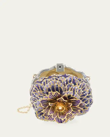 Judith Leiber Couture Magnolia Crystal Clutch Bag | Thumbnail 3 Judith Leiber Couture Magnolia Crystal Clutch Bag | Thumbnail 3