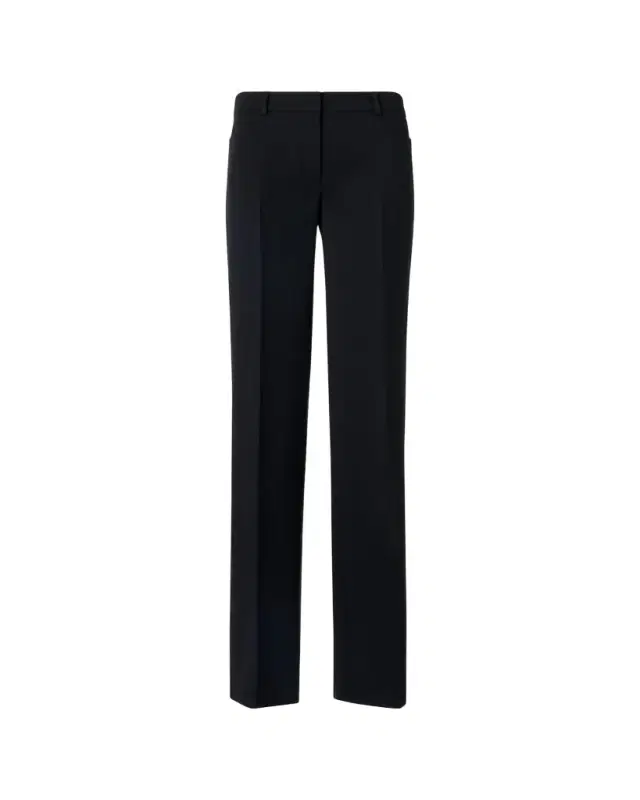 Akris punto Mikka Wool Tricotine Straight-Leg Pants