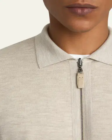 Brioni Men's Full-Zip Blouson Jacket | Thumbnail 5
