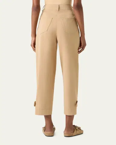 Akris punto Fraser Cotton Gabardine Barrel-Leg Ankle Pants | Thumbnail 2 Akris punto Fraser Cotton Gabardine Barrel-Leg Ankle Pants | Thumbnail 2