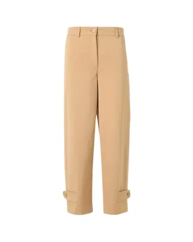 Akris punto Fraser Cotton Gabardine Barrel-Leg Ankle Pants | Thumbnail 1 Akris punto Fraser Cotton Gabardine Barrel-Leg Ankle Pants | Thumbnail 1