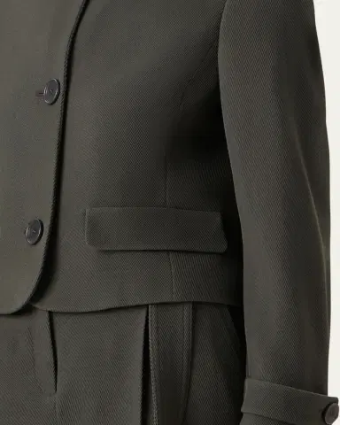 Akris punto Button-Down Wool Jacket | Thumbnail 5 Akris punto Button-Down Wool Jacket | Thumbnail 5