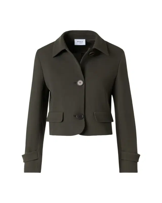 Button-Down Wool Jacket