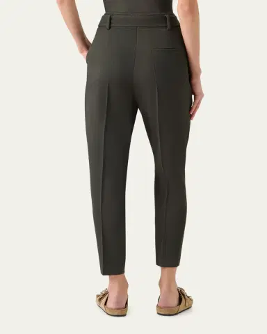 Akris punto Fred Belted Wool Ankle Pants | Thumbnail 2 Akris punto Fred Belted Wool Ankle Pants | Thumbnail 2