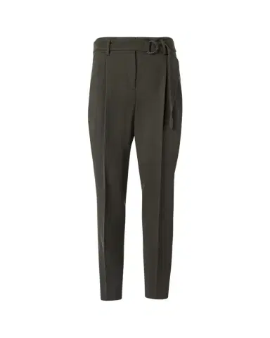 Akris punto Fred Belted Wool Ankle Pants | Thumbnail 1 Akris punto Fred Belted Wool Ankle Pants | Thumbnail 1