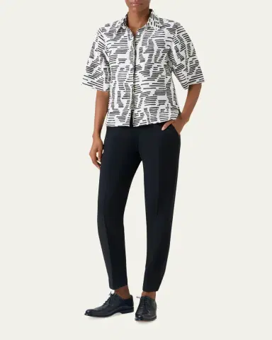 Akris Dance Movements Linen Toile Blouse | Thumbnail 2 Akris Dance Movements Linen Toile Blouse | Thumbnail 2