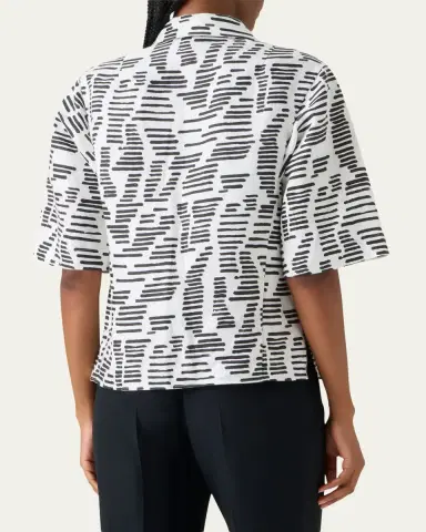 Akris Dance Movements Linen Toile Blouse | Thumbnail 3 Akris Dance Movements Linen Toile Blouse | Thumbnail 3
