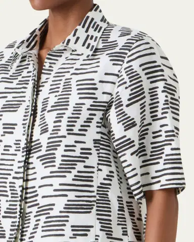 Akris Dance Movements Linen Toile Blouse | Thumbnail 5 Akris Dance Movements Linen Toile Blouse | Thumbnail 5