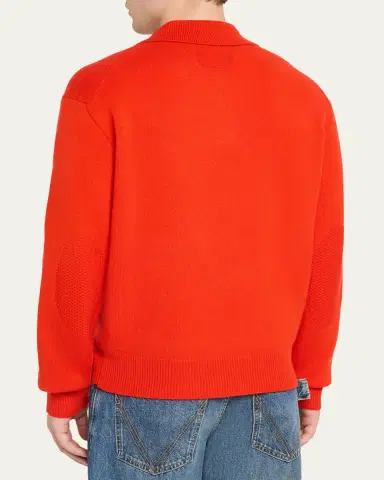 Guest In Residence Men's Heavy Gauge Cashmere Polo Sweater | Thumbnail 7 Guest In Residence Men's Heavy Gauge Cashmere Polo Sweater | Thumbnail 7