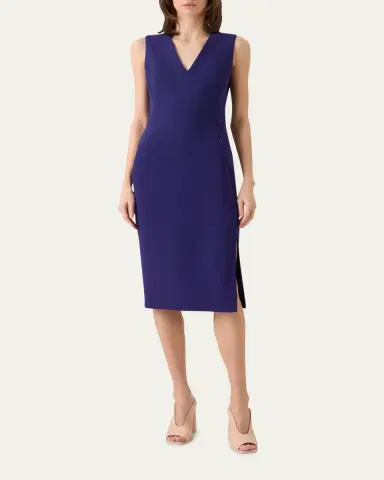 Akris Bi-Stretch Wool Double-Face Shift Dress | Thumbnail 2 Akris Bi-Stretch Wool Double-Face Shift Dress | Thumbnail 2