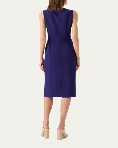 Akris Bi-Stretch Wool Double-Face Shift Dress | Thumbnail 3 Akris Bi-Stretch Wool Double-Face Shift Dress | Thumbnail 3