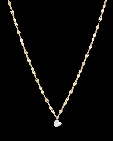 Lana Solo Floating Diamond Heart Pendant Necklace | Thumbnail 2 Lana Solo Floating Diamond Heart Pendant Necklace | Thumbnail 2