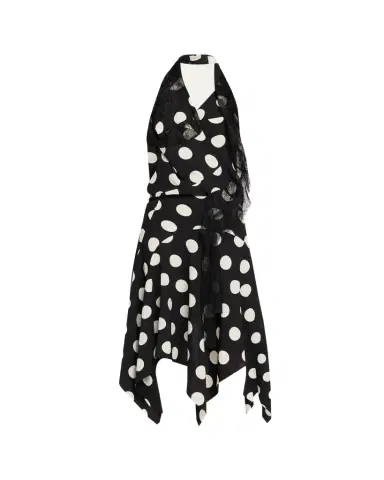 Junya Watanabe Polka Dot Halter Midi Dress | Thumbnail 1 Junya Watanabe Polka Dot Halter Midi Dress | Thumbnail 1