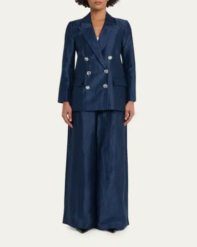L'Agence Cambrie Oversized Double-Breasted Blazer | Thumbnail 2 L'Agence Cambrie Oversized Double-Breasted Blazer | Thumbnail 2