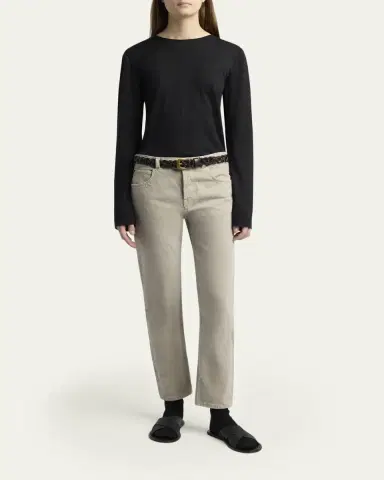 The Row Riaco Straight-Leg Cotton Jeans | Thumbnail 2 The Row Riaco Straight-Leg Cotton Jeans | Thumbnail 2